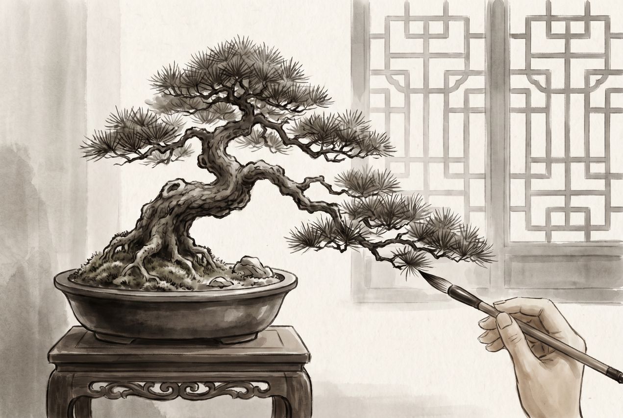 免费菠萝案头清供盆景制作视频教程 - gz965752.cn